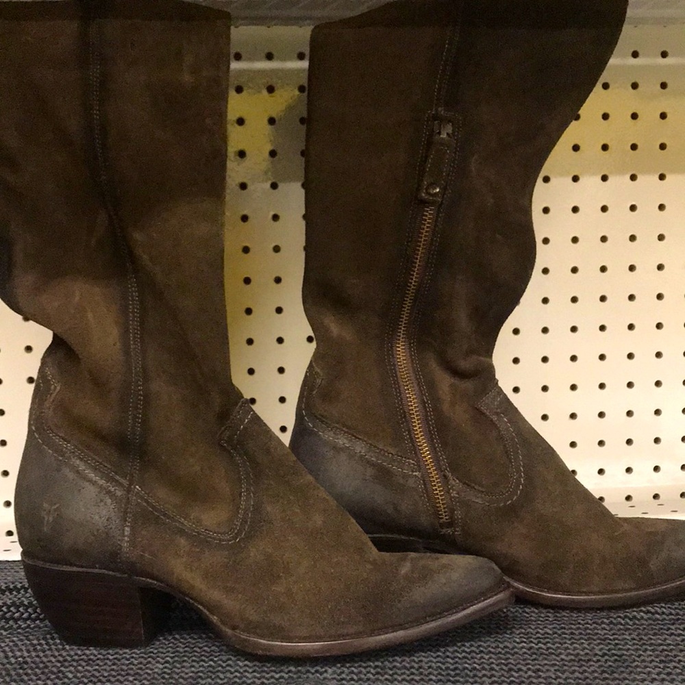 Frye Suede Over the Knee boots size 8.5